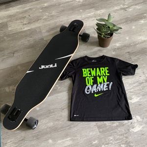 Black and green boys Nike tee shirt